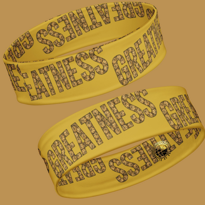 Greatness in Gold Headband