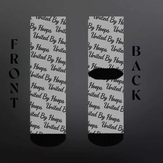 Scripted Grey UBH Socks