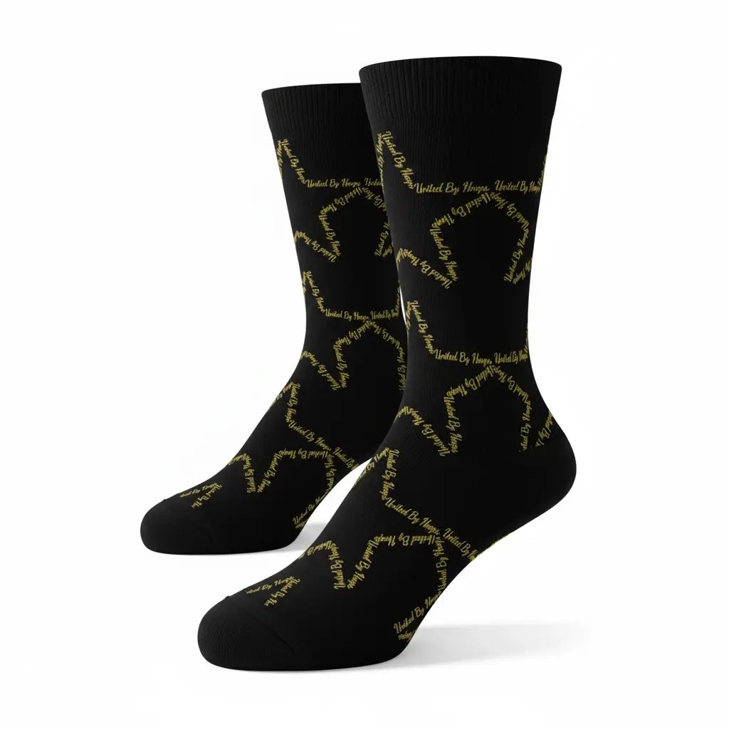 Scripted 5 Star Socks Printify