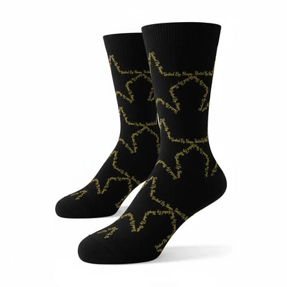 Scripted 5 Star Socks Printify