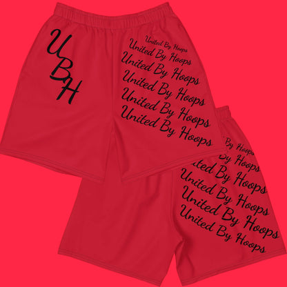 UBH Fancy Red Basketball Shorts United By Hoops
