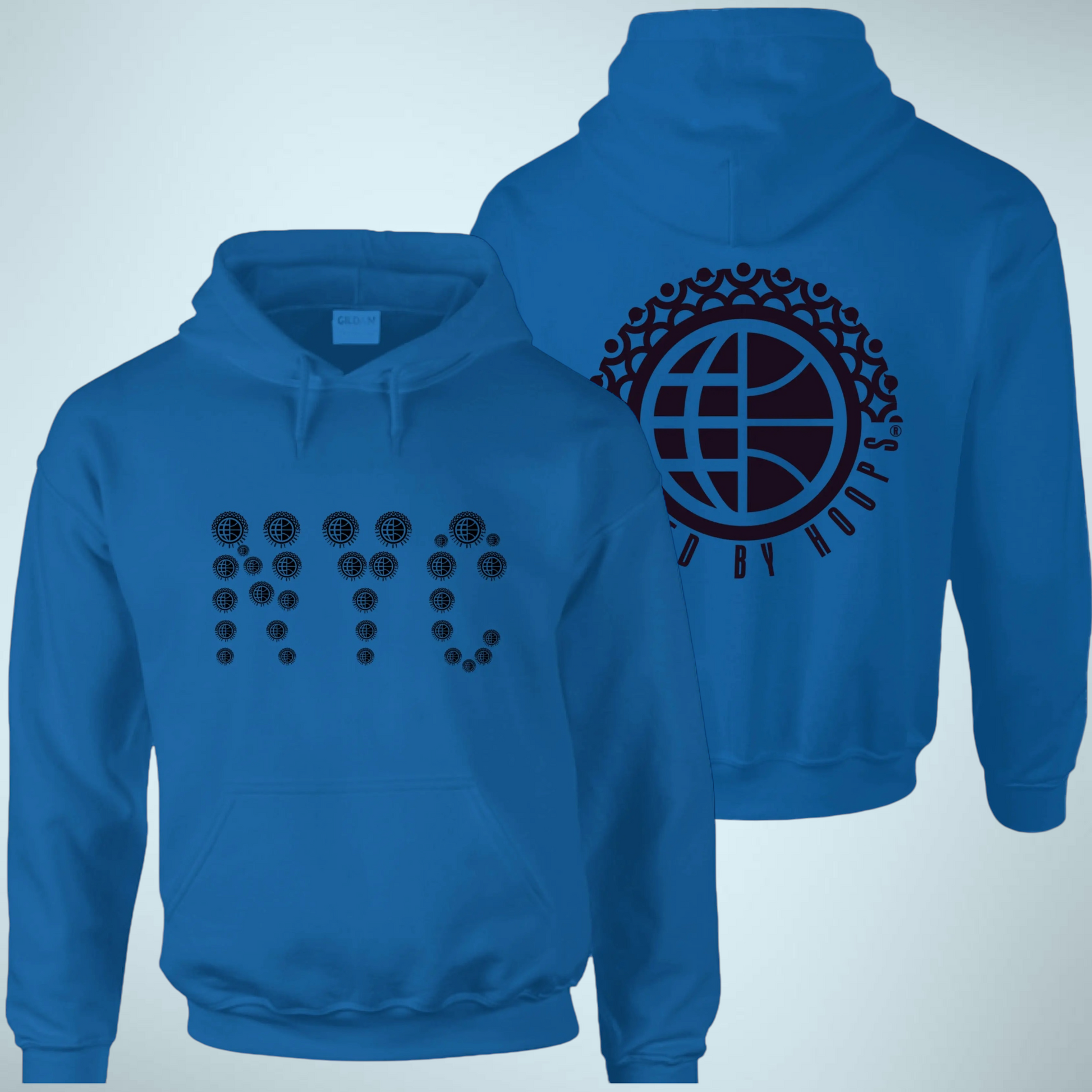 NYC Black Blend Unisex Hoodie United By Hoops, LLC
