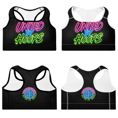 Neon Mix Padded Sports Bra United By Hoops, LLC