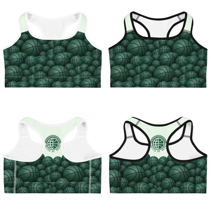 Sea Green Bball Sports bra United By Hoops, LLC