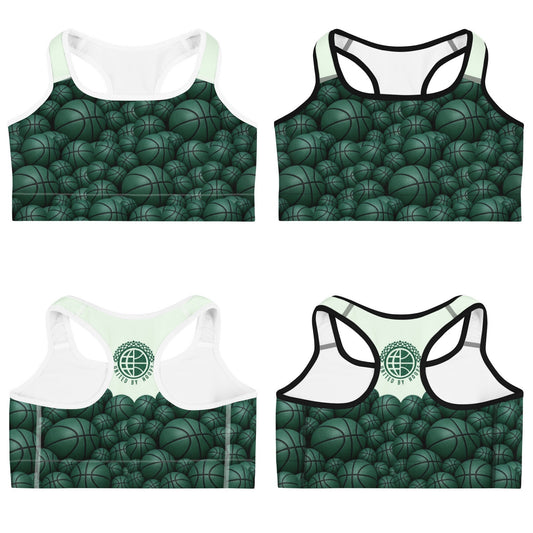 Sea Green Bball Sports bra United By Hoops, LLC