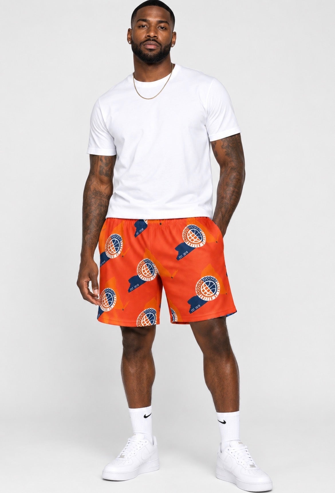 Gritty NY Mix Adult Unisex mesh shorts United By Hoops, LLC