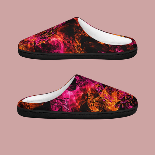What The Smoke Basketball Edition Personalized Indoor Slippers Printify