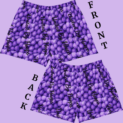 Purp Fade Unisex Athletic Shorts