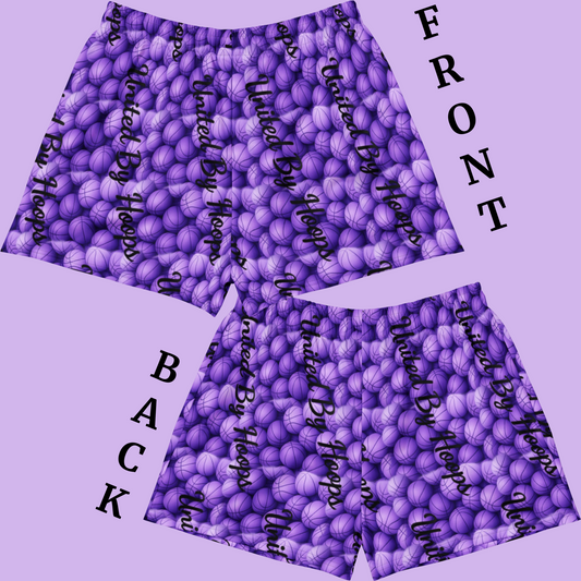 Purp Fade Unisex Athletic Shorts