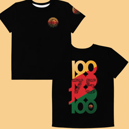 Black History 100 Youth Cotton Tee United By Hoops, LLC