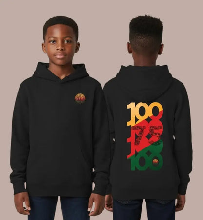 Black History 100 Youth Hoodie United By Hoops, LLC