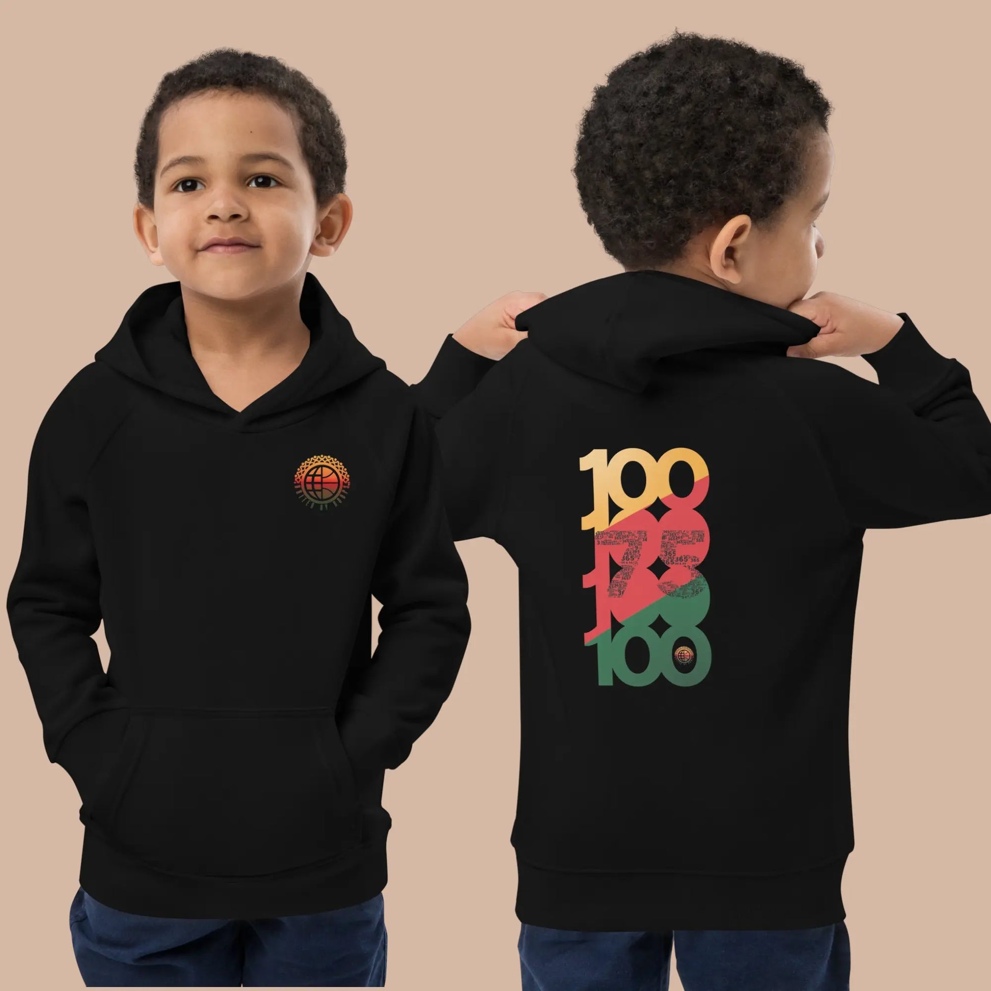 Black History 100 Toddler Hoodie United By Hoops, LLC