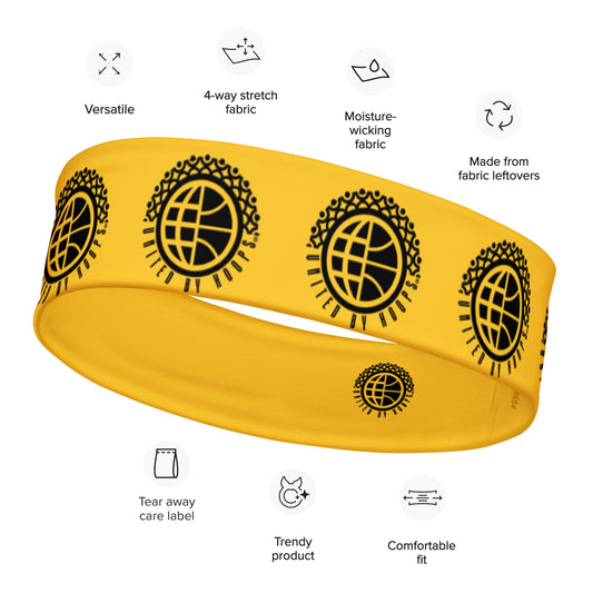 Sweat Block Yellow Headband