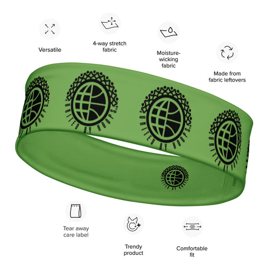 Sweat Block Green Headband