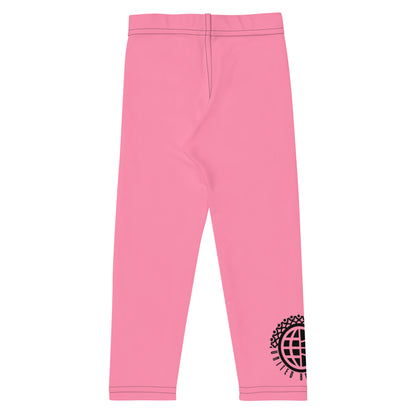 United By Hoops Pink w/ black Toddler Leggings