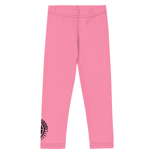 United By Hoops Pink w/ black Toddler Leggings