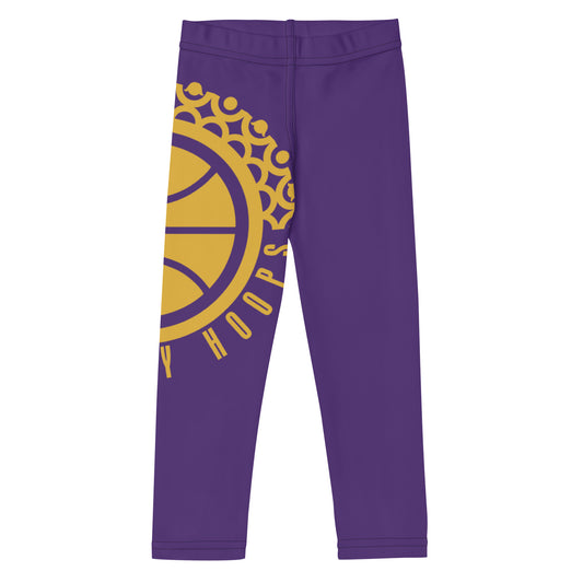 Purple 'n' Gold Toddler Leggings