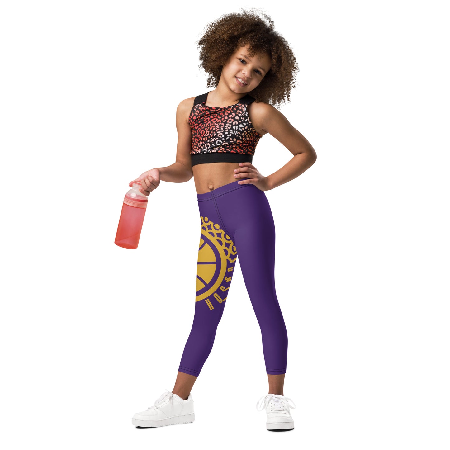 Purple 'n' Gold Toddler Leggings