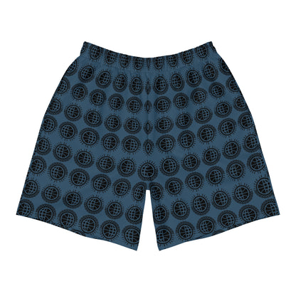 Dark Spotted Blue Basketball Shorts