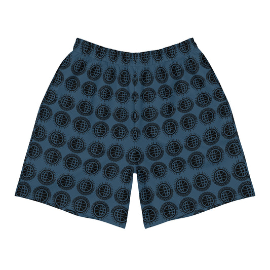 Dark Spotted Blue Basketball Shorts