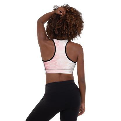 Net Pink Padded Sports Bra United By Hoops, LLC
