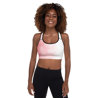 Net Pink Padded Sports Bra United By Hoops, LLC