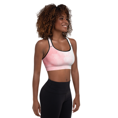 Net Pink Padded Sports Bra United By Hoops, LLC