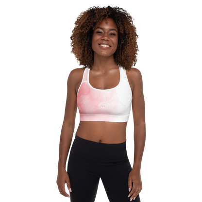 Net Pink Padded Sports Bra United By Hoops, LLC