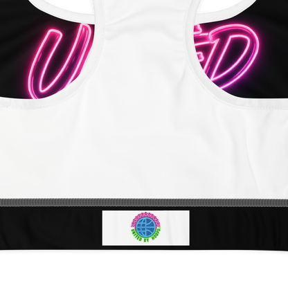 Neon Mix Padded Sports Bra United By Hoops, LLC