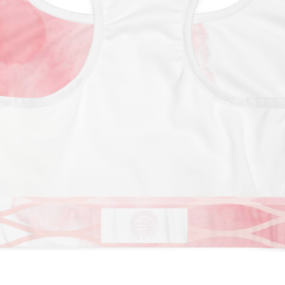 Net Pink Padded Sports Bra United By Hoops, LLC