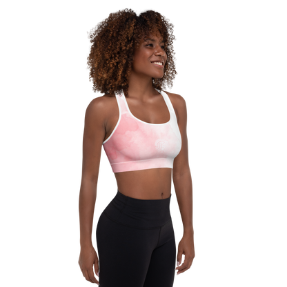 Net Pink Padded Sports Bra United By Hoops, LLC