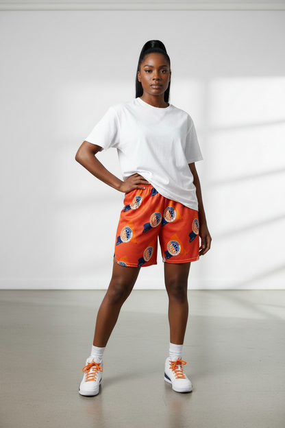 Gritty NY Mix Adult Unisex mesh shorts United By Hoops, LLC