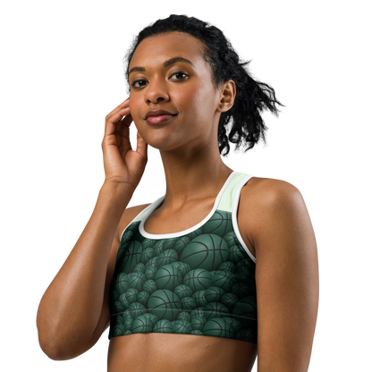 Sea Green Bball Sports bra United By Hoops, LLC
