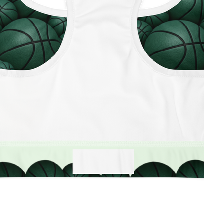 Sea Green Bball Sports bra United By Hoops, LLC