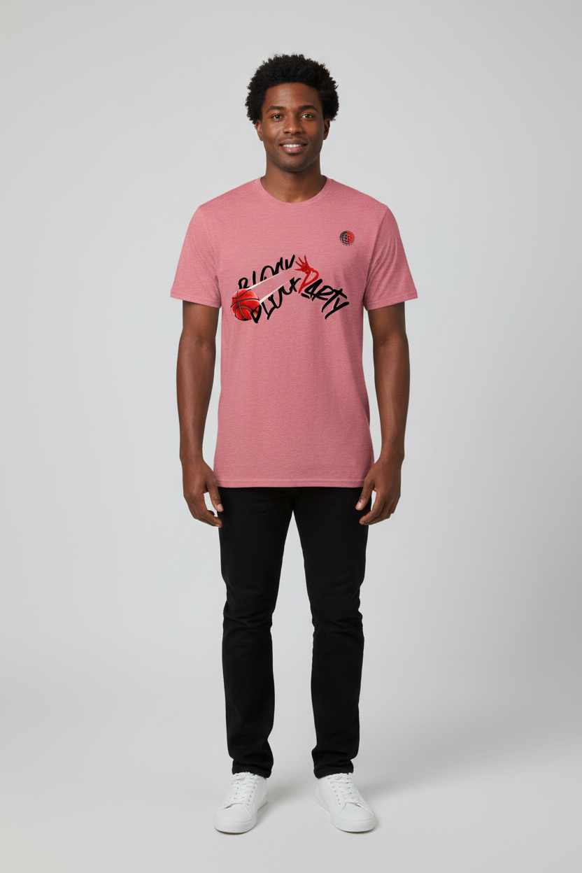 Block Party Adult Unisex Red United By Hoops, LLC