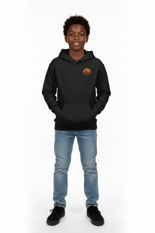 Black History 100 Youth Hoodie United By Hoops, LLC