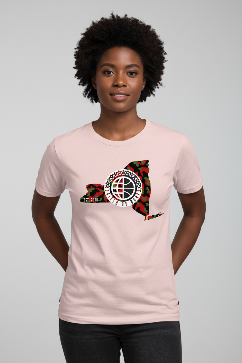United By Hoops NYC Pan African Camo Unisex Tee United By Hoops, LLC