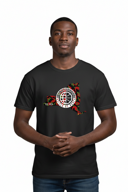 United By Hoops NYC Pan African Camo Unisex Tee United By Hoops, LLC