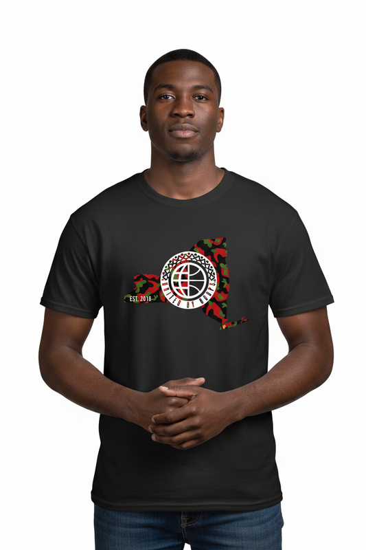 United By Hoops NYC Pan African Camo Unisex Tee United By Hoops, LLC