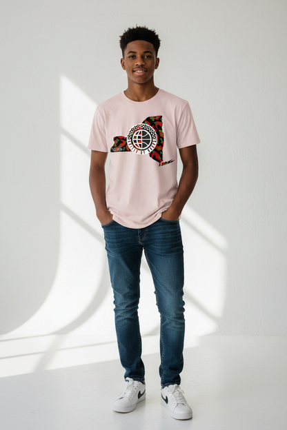 United By Hoops NYC Pan African Camo Youth Unisex Tee United By Hoops, LLC