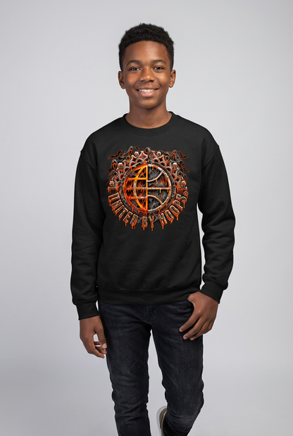 Spook' em Unisex Youth Sweatshirt United By Hoops, LLC