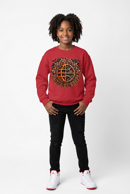 Spook' em Unisex Youth Sweatshirt United By Hoops, LLC