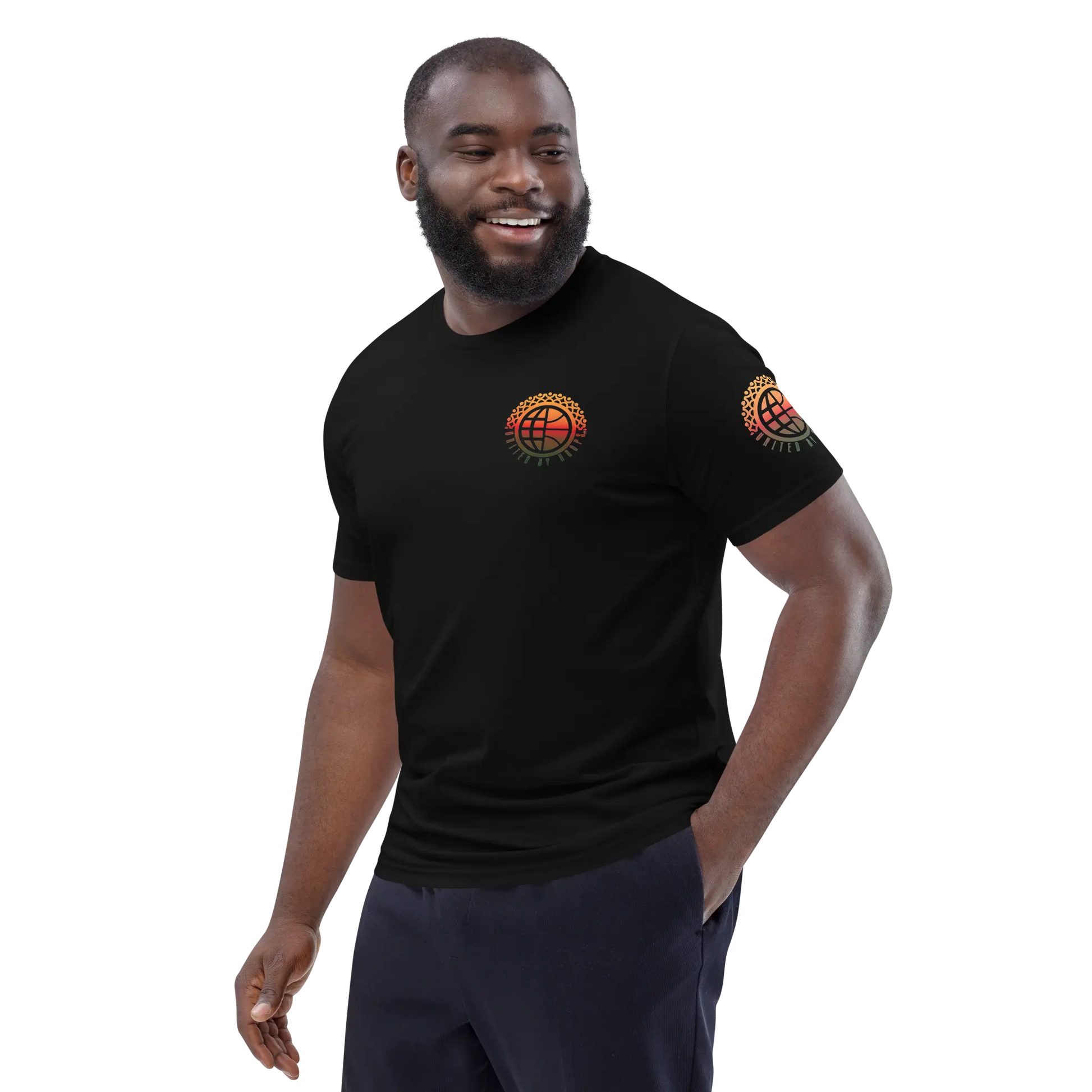 Black History 100 Unisex organic Cotton Tee United By Hoops, LLC