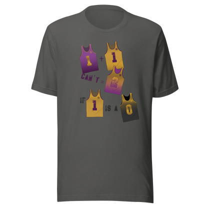 Don't Be- Purp'n'Gold Unisex Tee United By Hoops