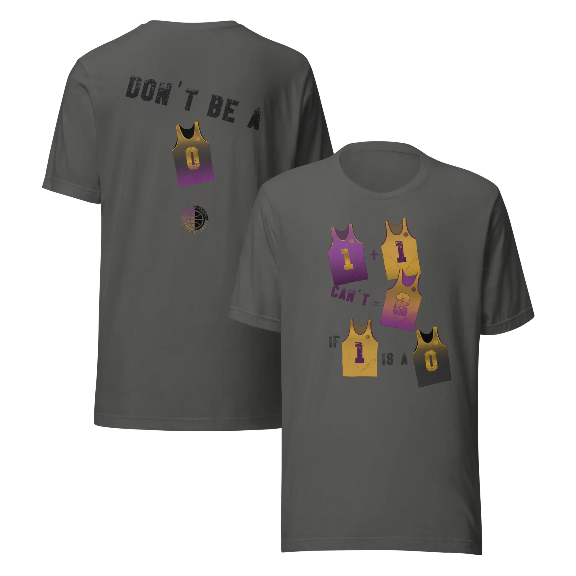 Don't Be- Purp'n'Gold Unisex Tee United By Hoops