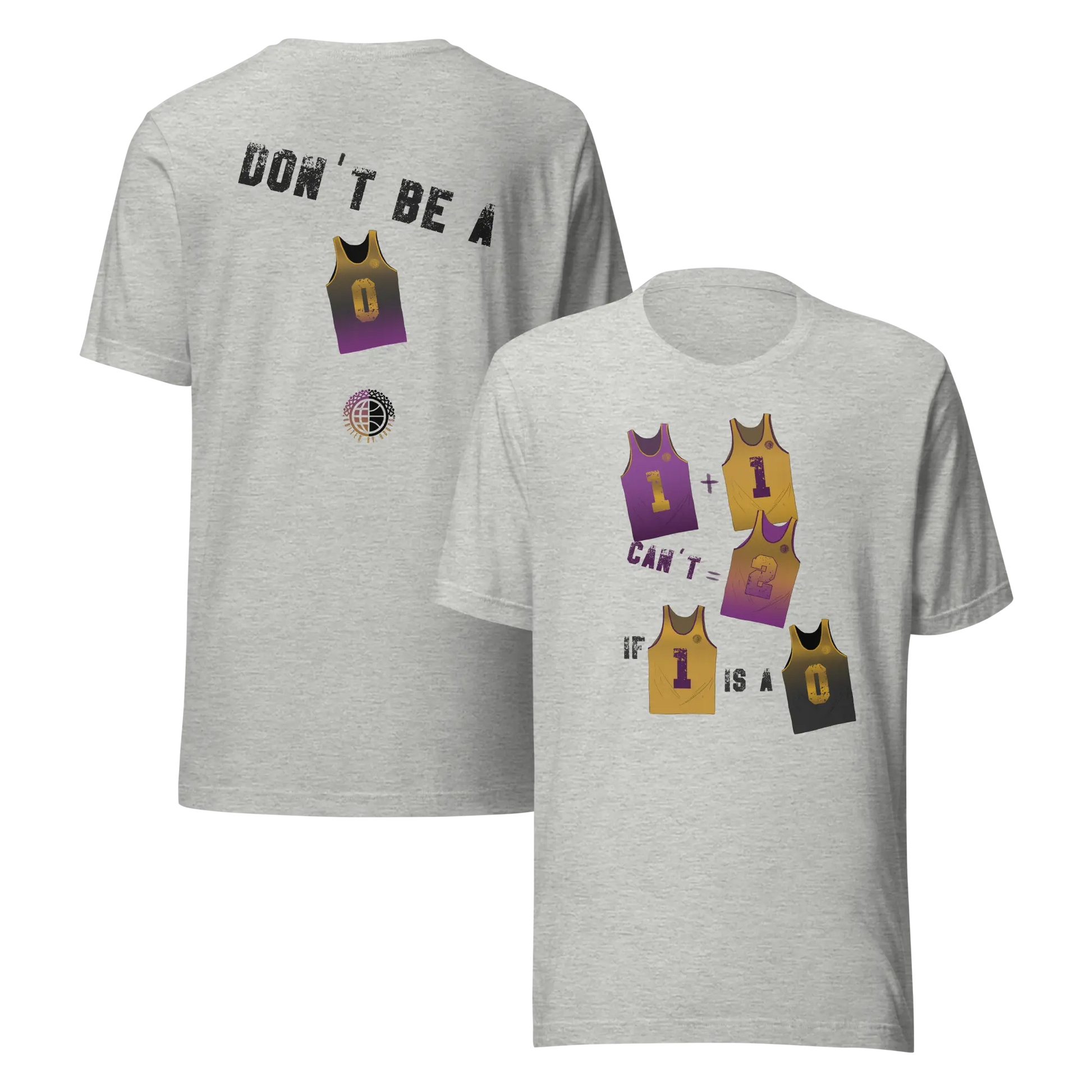 Don't Be- Purp'n'Gold Unisex Tee United By Hoops
