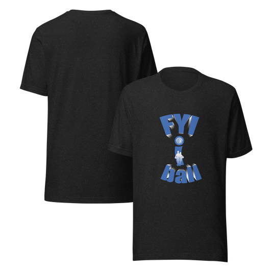 F.Y.I. I BALL Blue Adult Unsix Tee United By Hoops