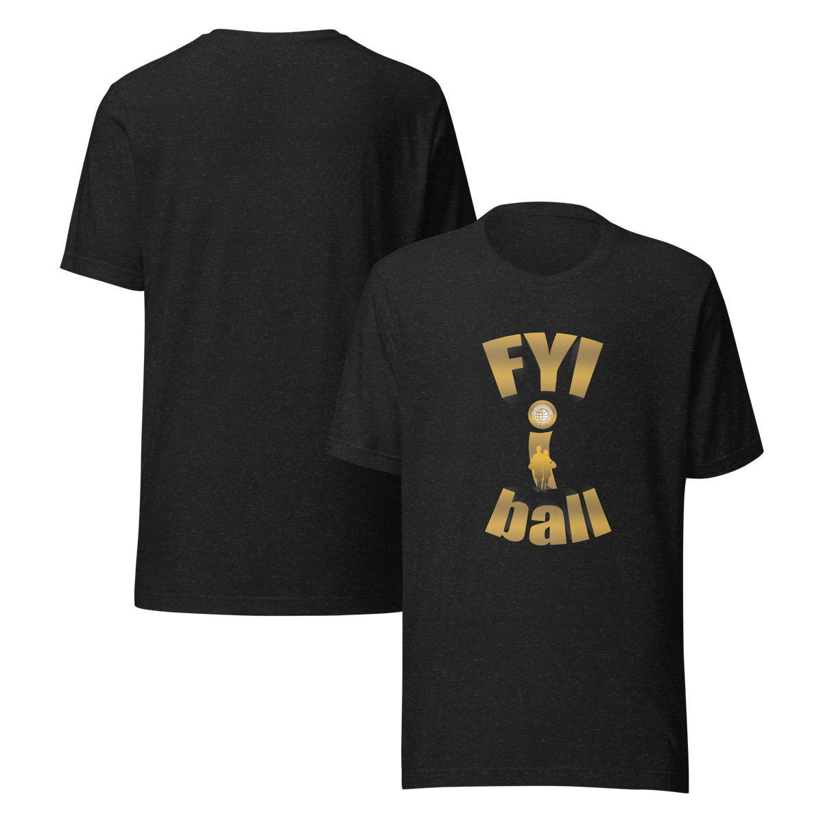 F.Y.I. I Ball Gold Adult Unsix Tee United By Hoops