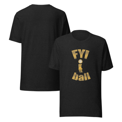 F.Y.I. I Ball Gold Adult Unsix Tee United By Hoops