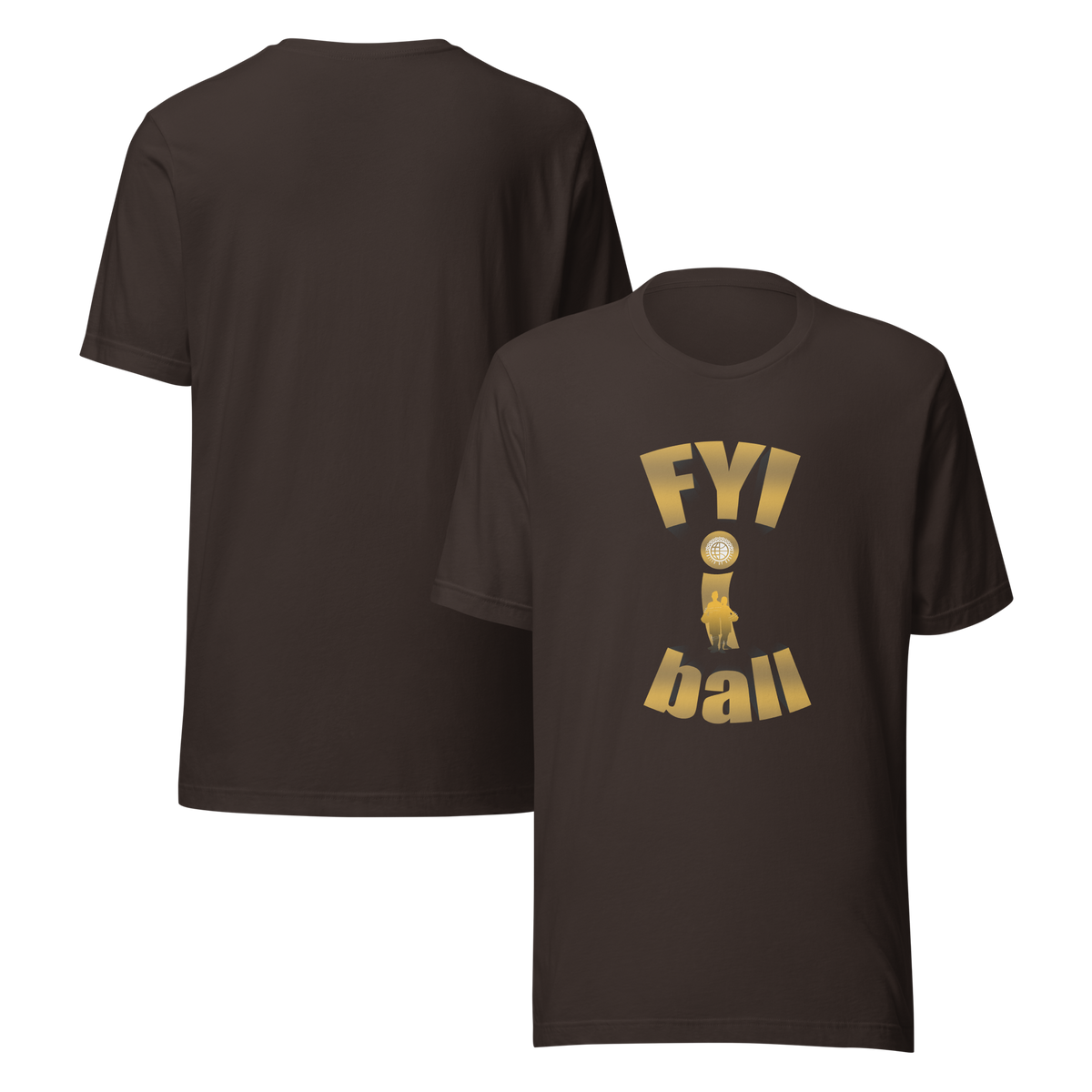 F.Y.I. I Ball Gold Adult Unsix Tee United By Hoops